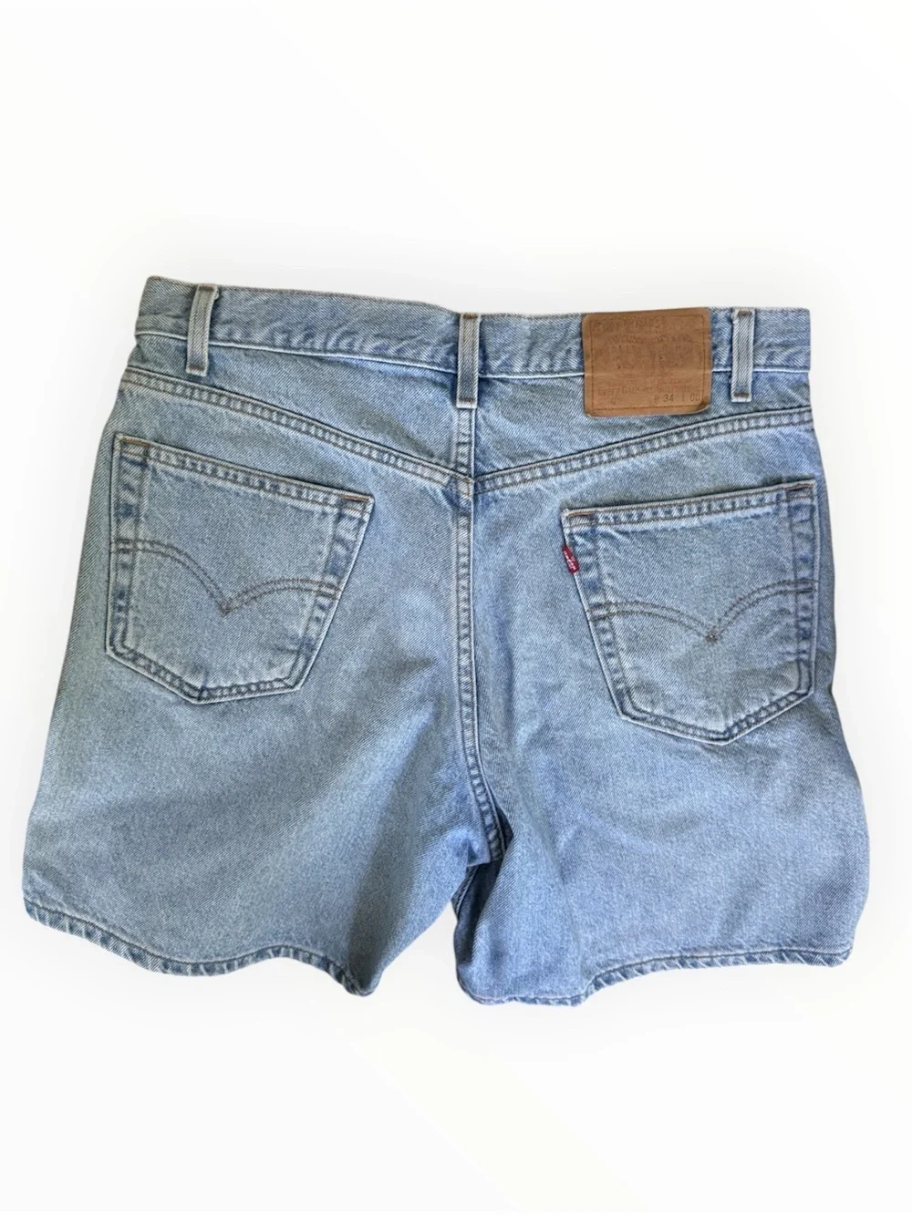 vintage 2001 Y2K Levi's Light Blue 550 Relaxed Fit cotton shorts skater